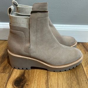 DOLCE VITA HUEY ALMOND BOOTIE - worn twice!!! Size 8